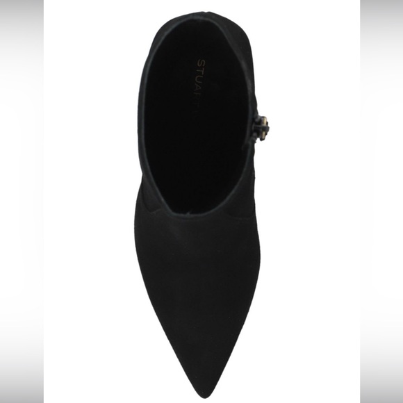 Stuart Weitzman Suede Zipped Ankle Boots - Picture 2 of 6